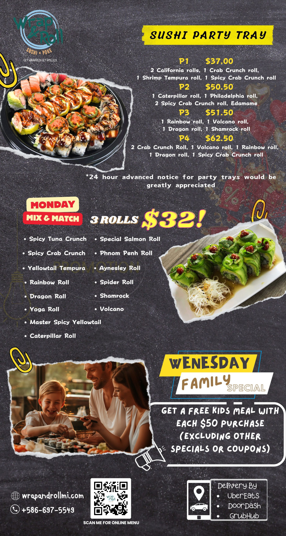 Menu, page 8