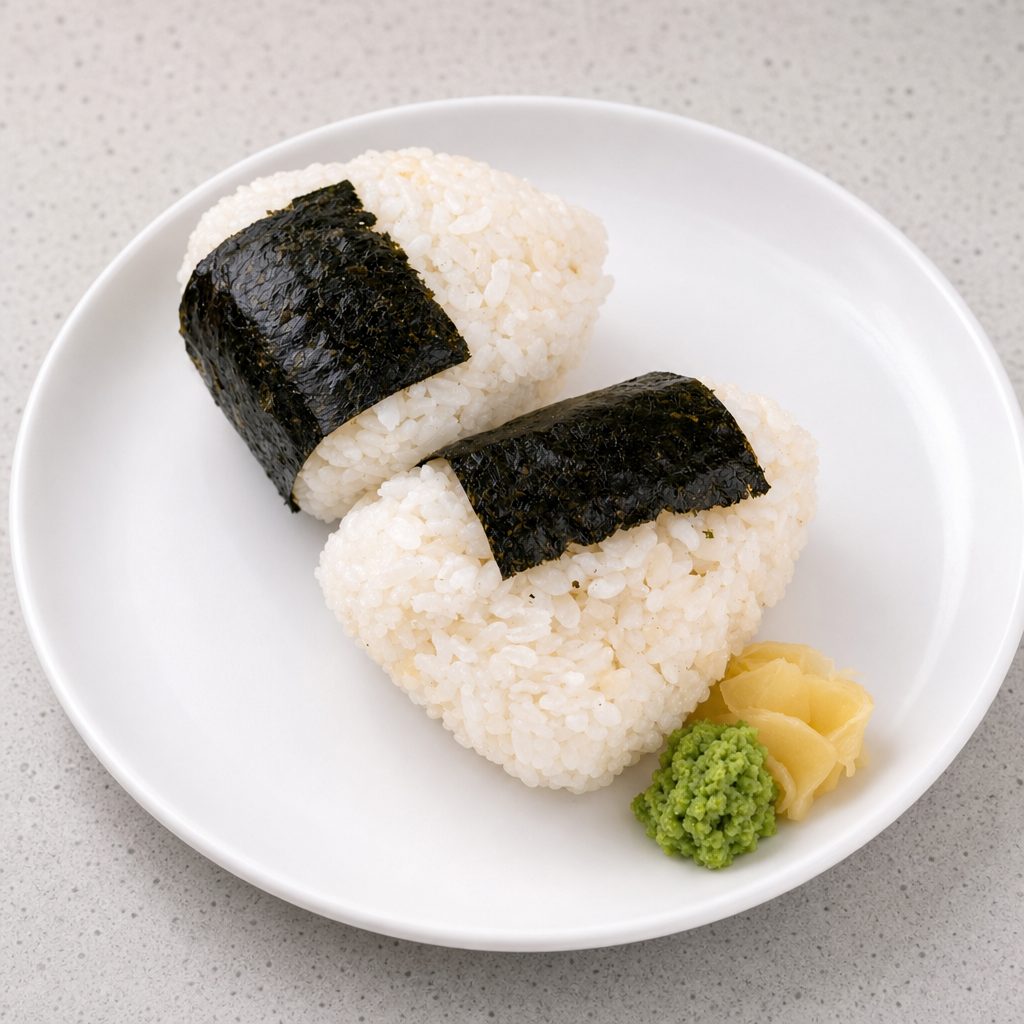 Spicy Shrimp Onigiri.