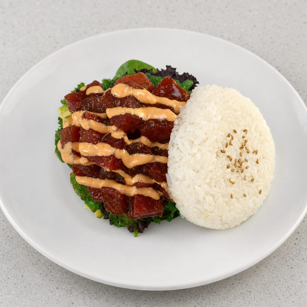 Ahi Burger.
